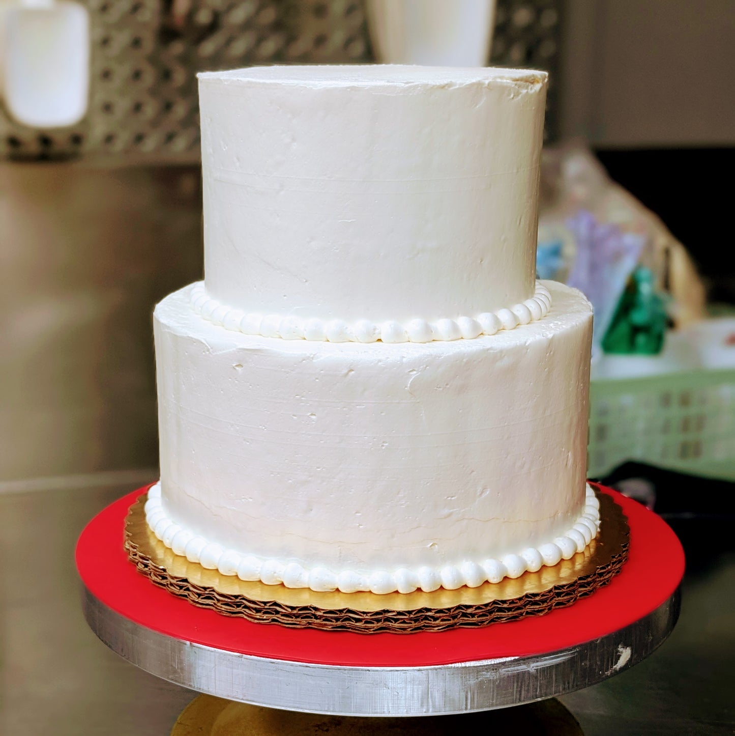 Two-Tier Wedding Cake