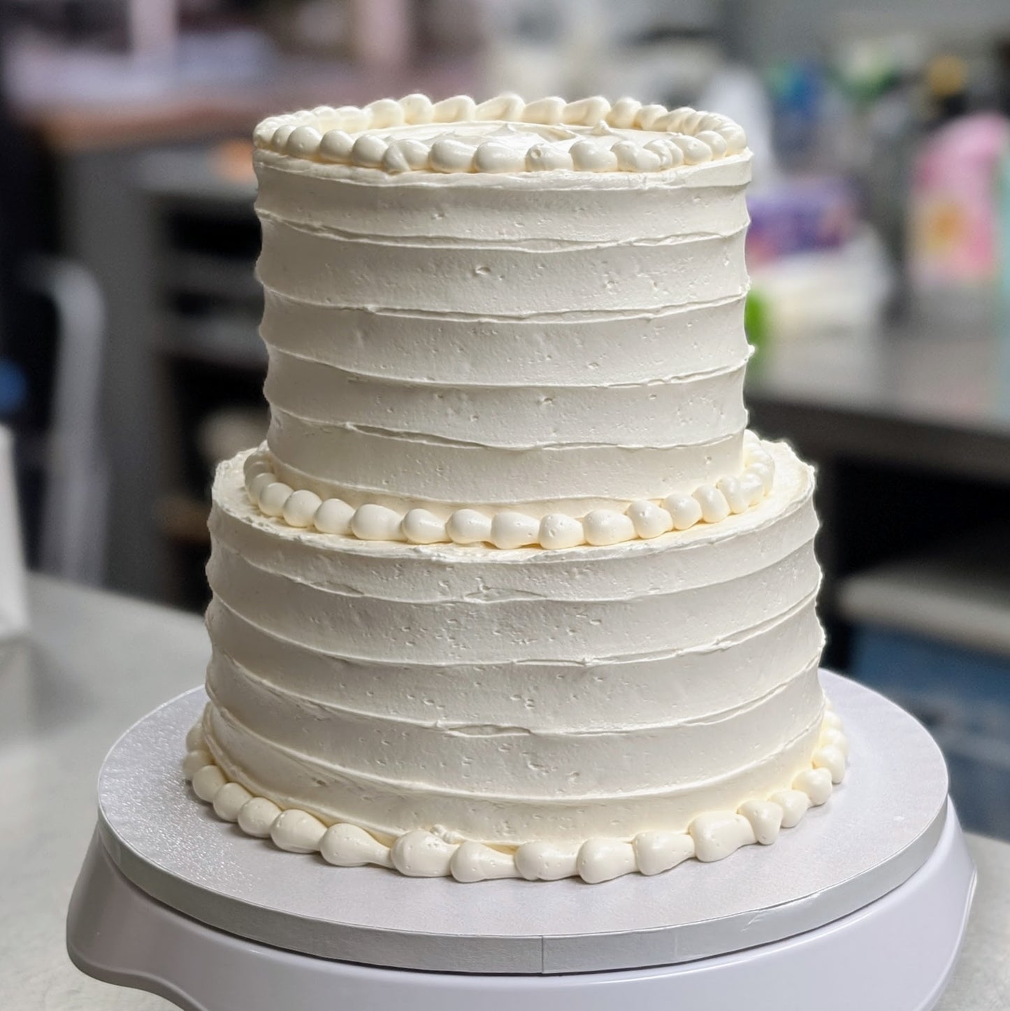 Two-Tier Wedding Cake