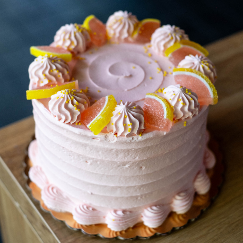 July Cake of the Month - Pink Lemonade