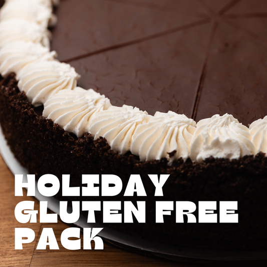 Holiday Gluten Free Pack - (1) French Silk Pie, (1)Apple or Cherry Crumble, (4)Brownies