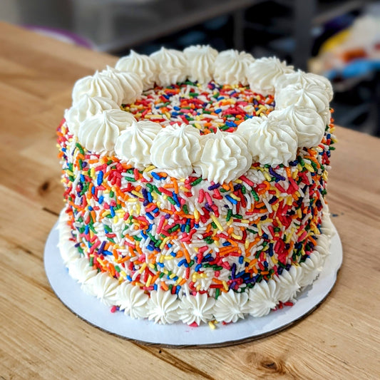 Sprinkle Cake (gluten free available)