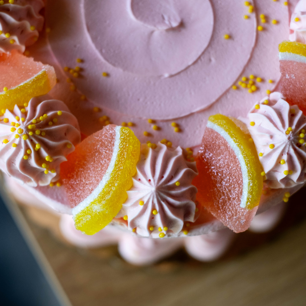 July Cake of the Month - Pink Lemonade