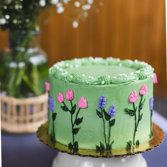 Mother's Day Floral Cake